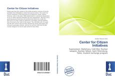 Center for Citizen Initiatives的封面
