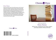 Capa do livro de Henry Dumas 