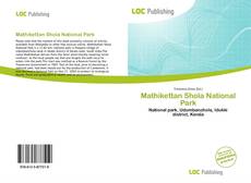 Bookcover of Mathikettan Shola National Park