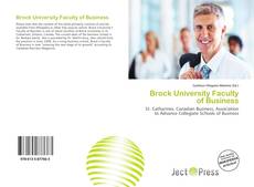 Brock University Faculty of Business的封面