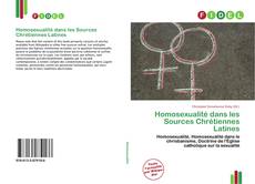 Portada del libro de Homosexualité dans les Sources Chrétiennes Latines