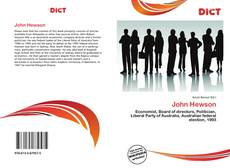 Couverture de John Hewson