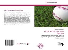 Capa do livro de 1976 Atlanta Braves Season 