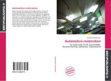 Copertina di Automotive restoration