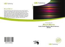 Capa do livro de Mount Meron 