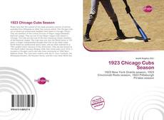 Обложка 1923 Chicago Cubs Season