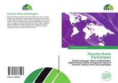 Обложка Country Name Etymologies