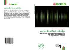 Capa do livro de James Beckford (athlete) 