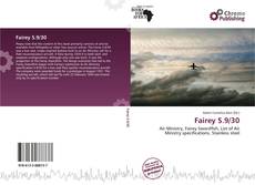 Fairey S.9/30 kitap kapağı