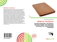 Portada del libro de Matthew Josephson