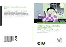 Portada del libro de 2009 Flu Pandemic Table November 2009