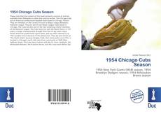 Capa do livro de 1954 Chicago Cubs Season 