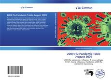 Capa do livro de 2009 Flu Pandemic Table August 2009 