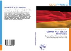 Capa do livro de German Civil Service Federation 