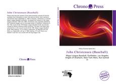 Bookcover of John Christensen (Baseball)