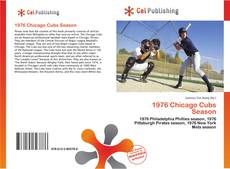 Capa do livro de 1976 Chicago Cubs Season 