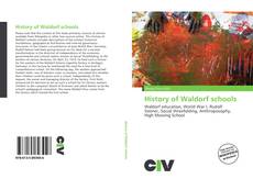 Portada del libro de History of Waldorf schools