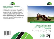 Home Defence and Emergency Services Division的封面