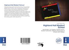 Capa do livro de Highland Hall Waldorf School 