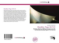 Capa do livro de Handley Page H.P.43 