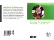 Portada del libro de Francisco Costa (designer)