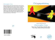 Bookcover of Christopher Cain