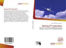 Bookcover of Boeing 777 operators