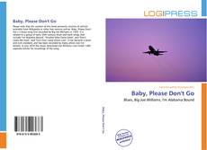 Capa do livro de Baby, Please Don't Go 