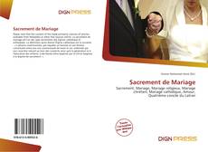 Bookcover of Sacrement de Mariage