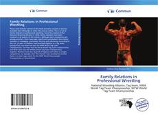 Capa do livro de Family Relations in Professional Wrestling 