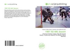 Portada del libro de 1981–82 AHL Season