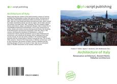 Architecture of Italy kitap kapağı
