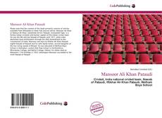 Bookcover of Mansoor Ali Khan Pataudi