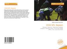 Bookcover of 1934 NFL Season