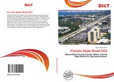 Capa do livro de Florida State Road 953 