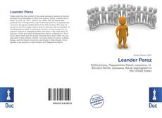 Capa do livro de Leander Perez 