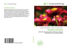 Giardino Bardini kitap kapağı