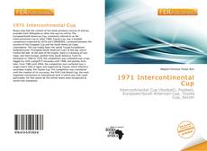 Buchcover von 1971 Intercontinental Cup