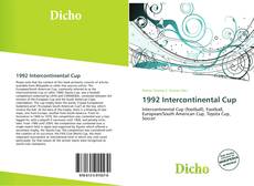 Capa do livro de 1992 Intercontinental Cup 