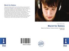Capa do livro de March for Babies 