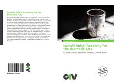 Buchcover von Ludwik Solski Academy for the Dramatic Arts