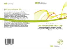 Bookcover of 2003 Intercontinental Cup