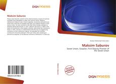 Maksim Saburov的封面