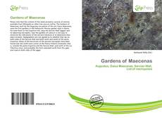 Bookcover of Gardens of Maecenas