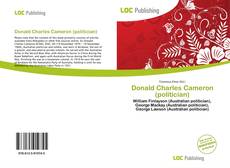 Bookcover of Donald Charles Cameron (politician)