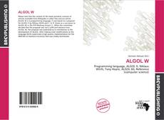 Buchcover von ALGOL W