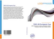 Capa do livro de 1965–66 European Cup 