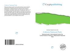 Buchcover von Cabrera National Park