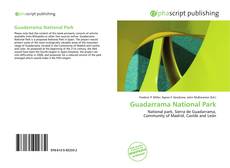 Portada del libro de Guadarrama National Park