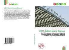 Portada del libro de 2011 Detroit Lions Season